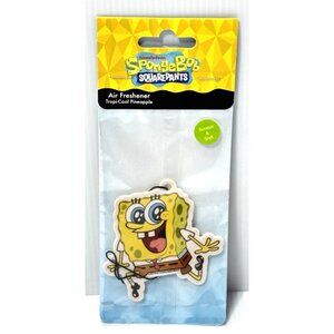 SpongeBob Car Air Freshener Pineapple Scent Hanging Odor Eliminator Auto -New